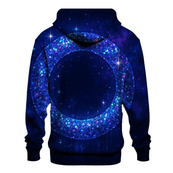 Nebula Sequin Halo designer hoodies