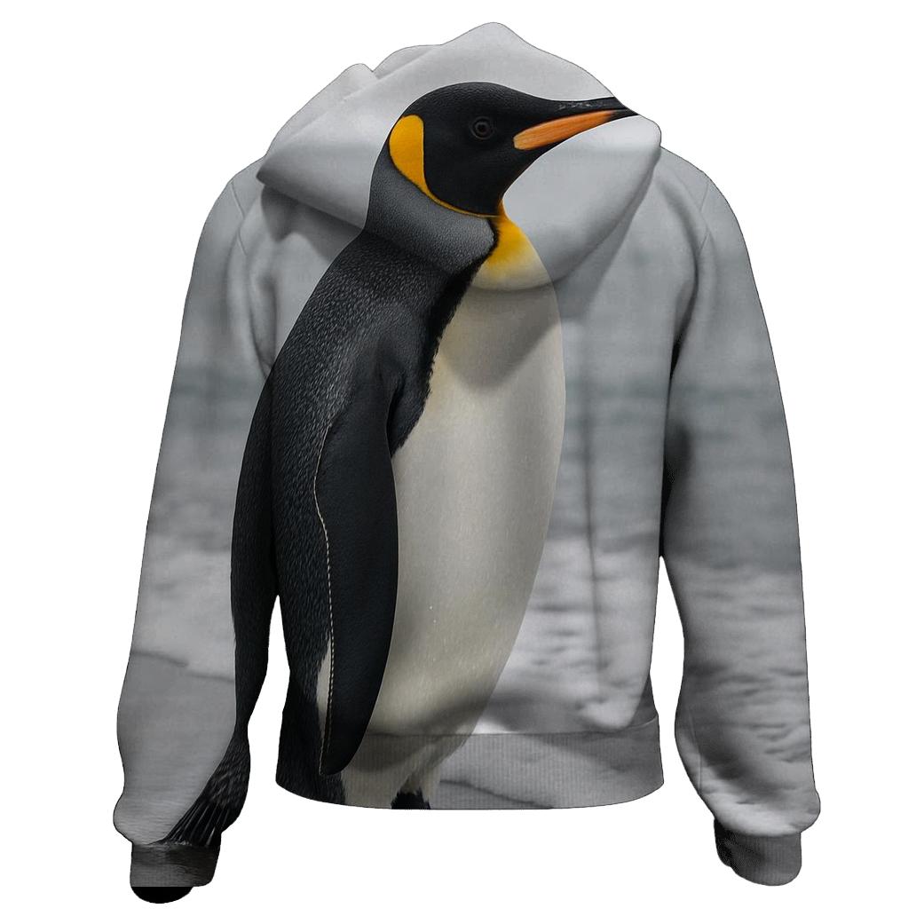 King Penguin At Icy Shoreline hoodies fashion
