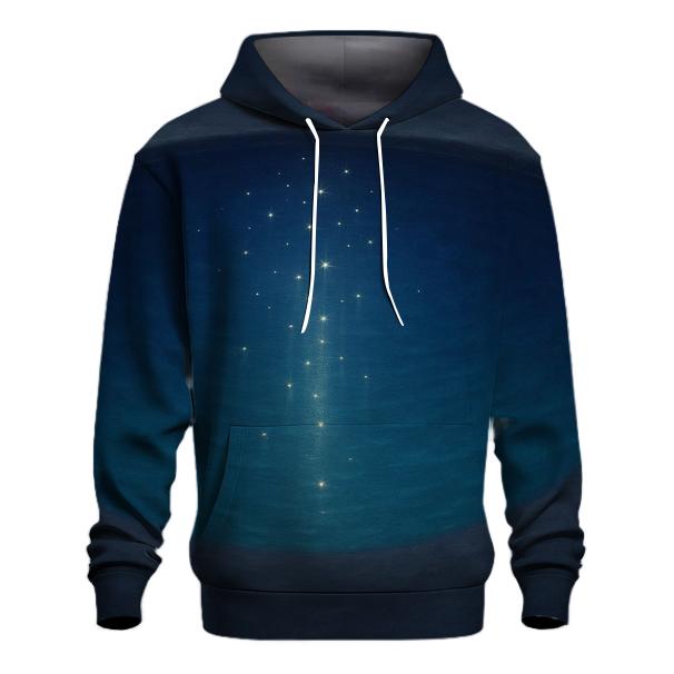 Starlit Reflection Pool premium hoodies