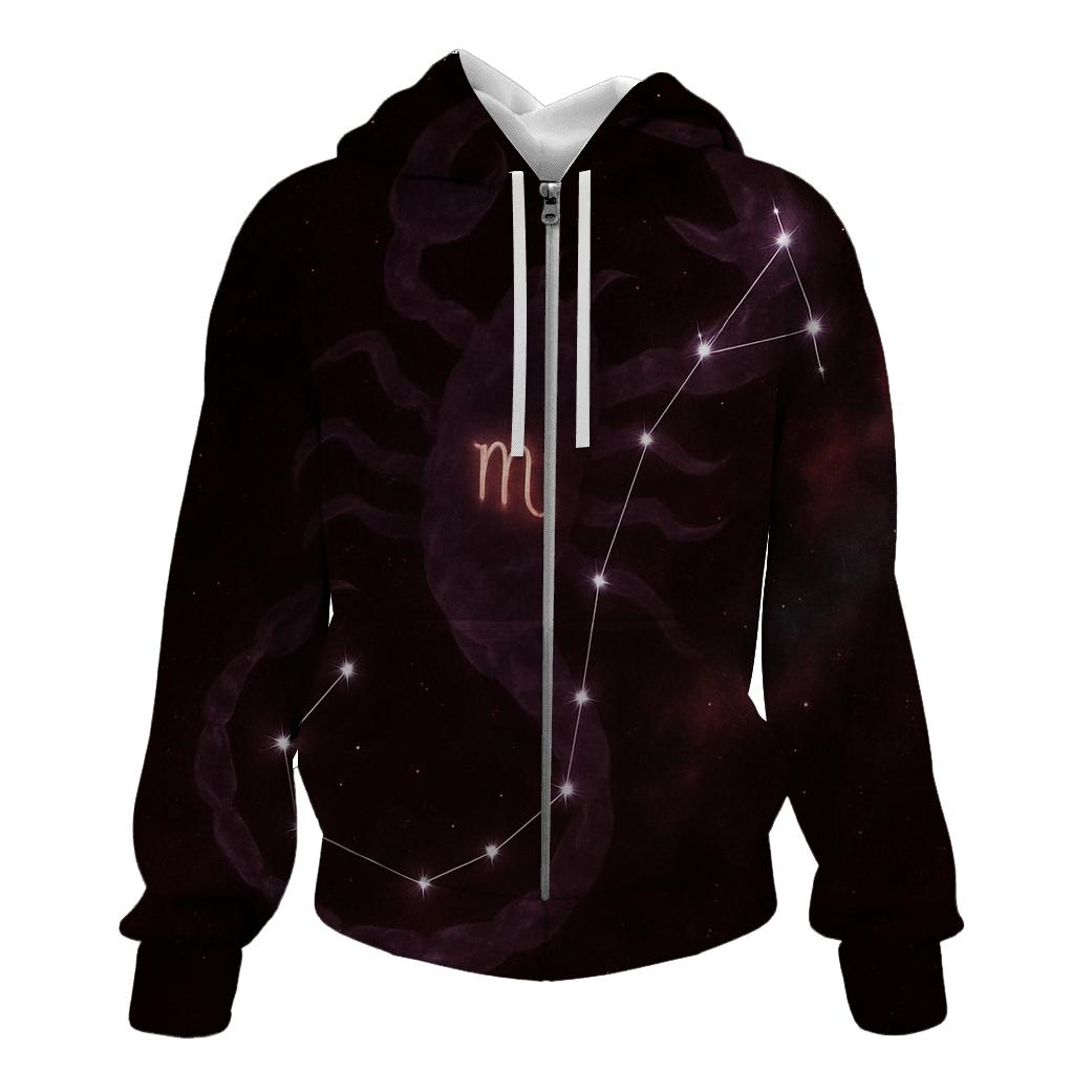 Scorpio Nebula Serpent Trail hoodie styles