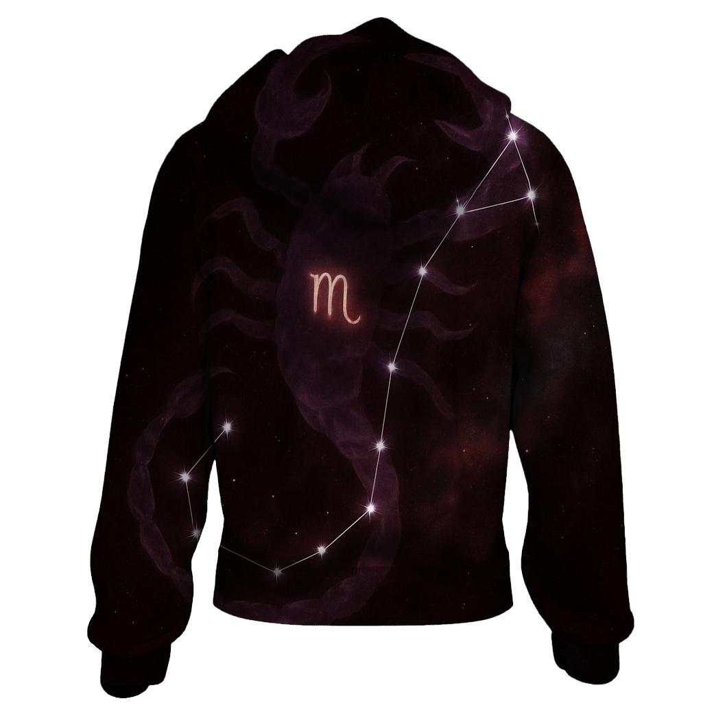 Scorpio Nebula Serpent Trail hoodie styles