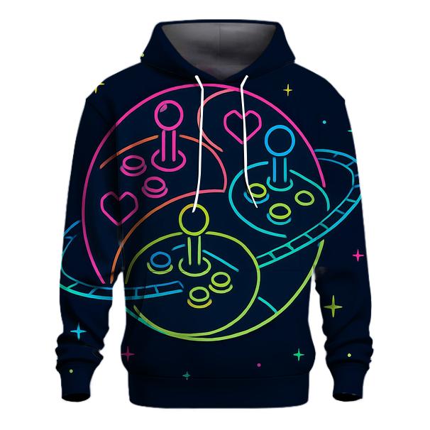 Arcade Neon Planet pullover hoodies