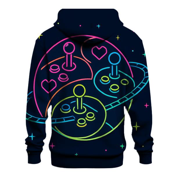 Arcade Neon Planet pullover hoodies