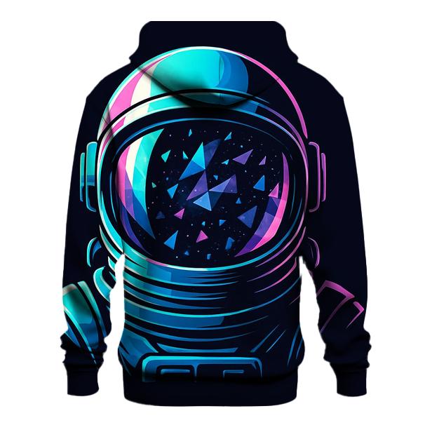 Holographic Astronaut Portrait hoodie designs