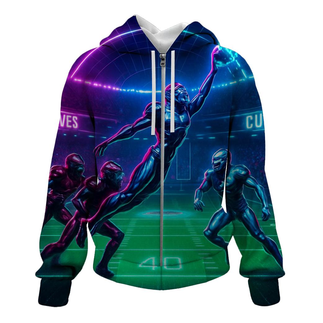 Neon Dome Night Rivalry heavyweight hoodies