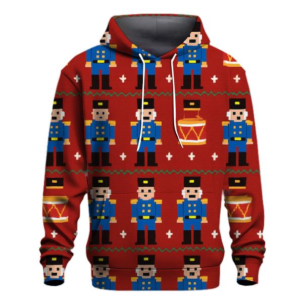 Rocking Nutcracker Drum Bands Design printed hoodies