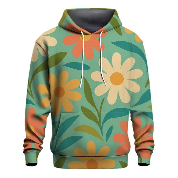 Soft Psychedelic Garden graphic hoodies