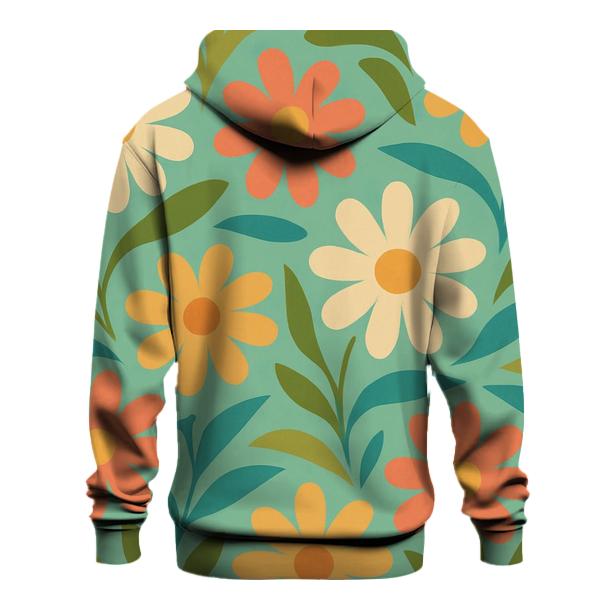 Soft Psychedelic Garden graphic hoodies