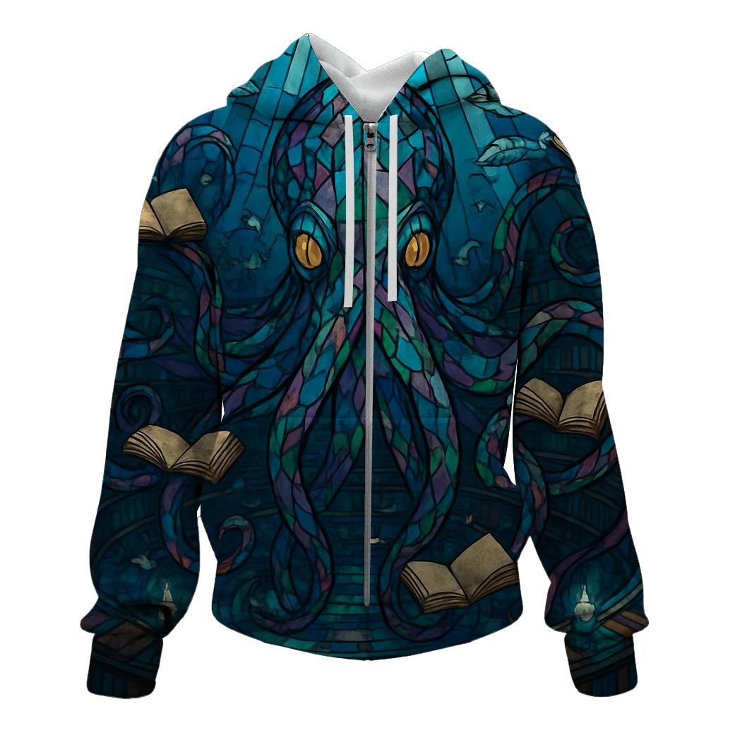 Kaleidoscope Kraken Library hoodie designs