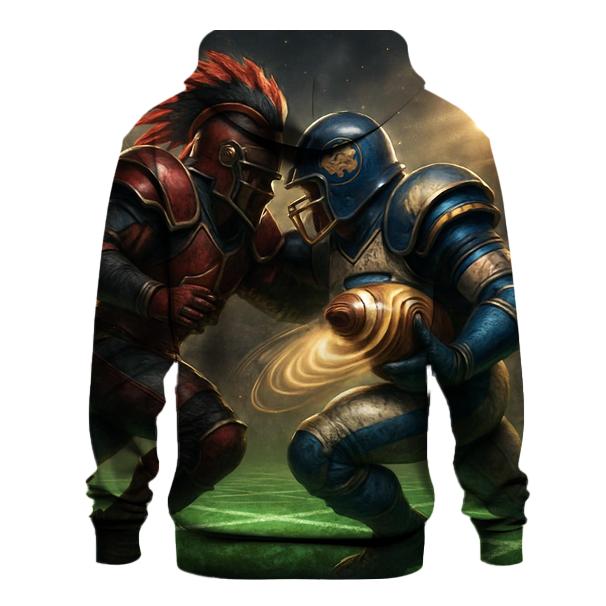 Gridiron Tomahawk Clash printed hoodies