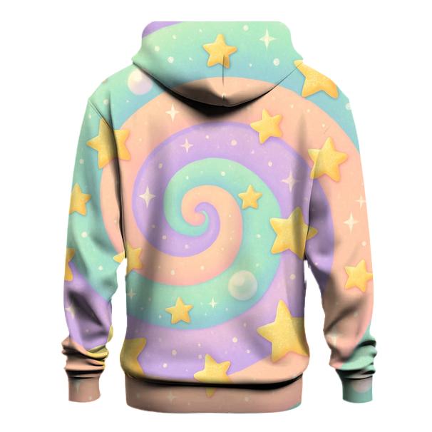 Pastel Stardust Carousel embroidered hoodies