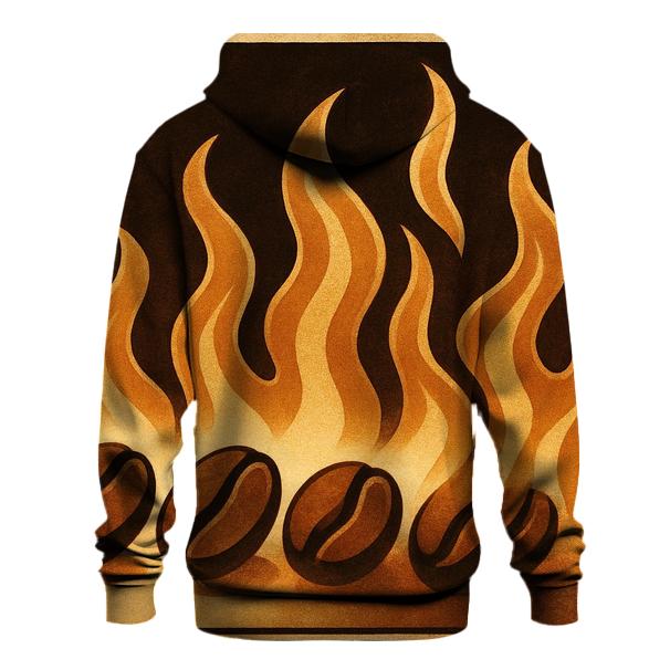 Roasting Flame Silhouette Panel hoodie trends