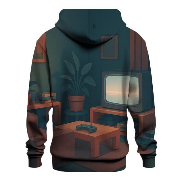 VHS Living Room Glow lightweight hoodies