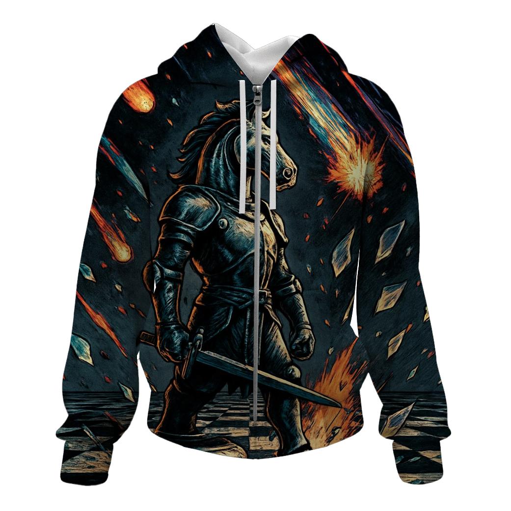 Meteor Shower Chessboard Plains hoodie styles