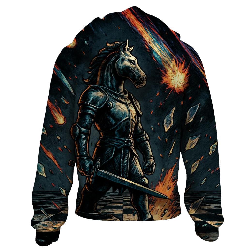 Meteor Shower Chessboard Plains hoodie styles