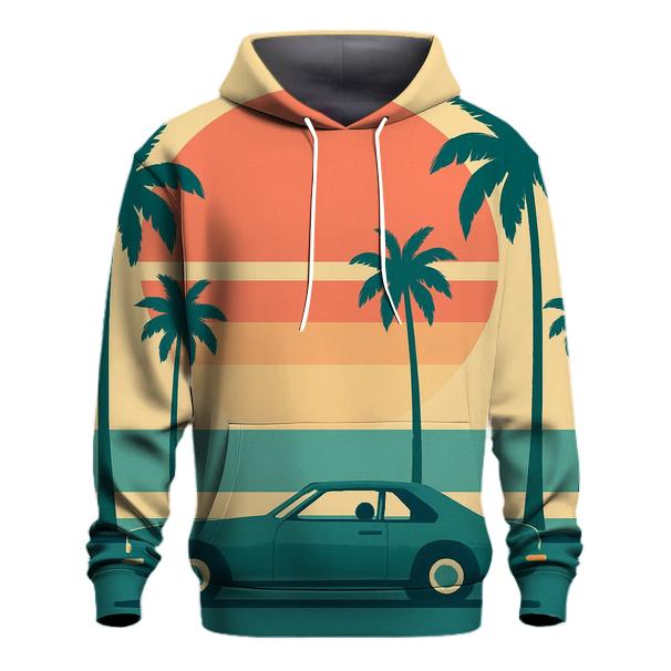 Palm Drive Sunset Cruise hoodie designs