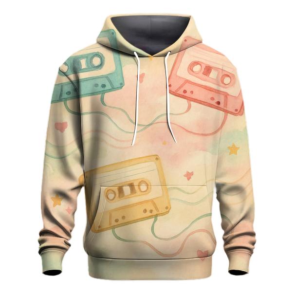 Pastel Cassette Dreamscape lightweight hoodies