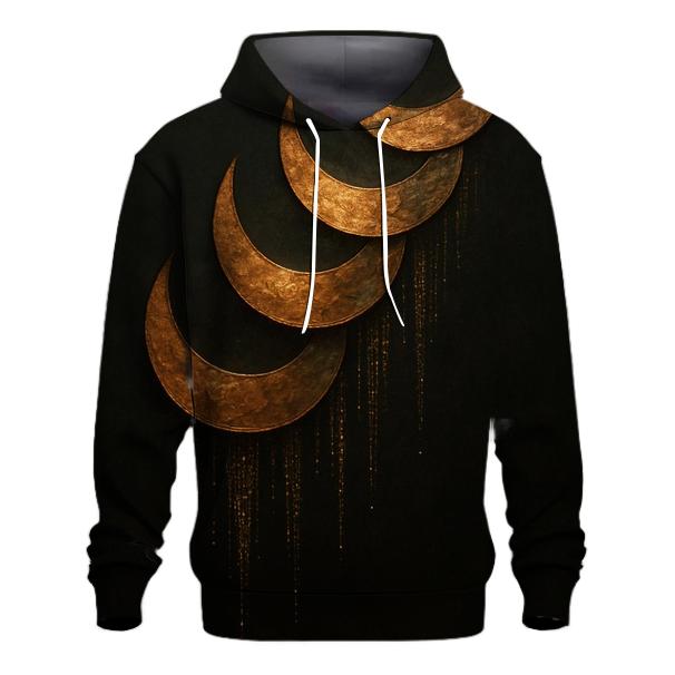 Bronze Lunar Cascade pullover hoodies