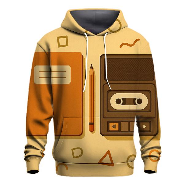 Retro Classroom Scribbles hoodie designs