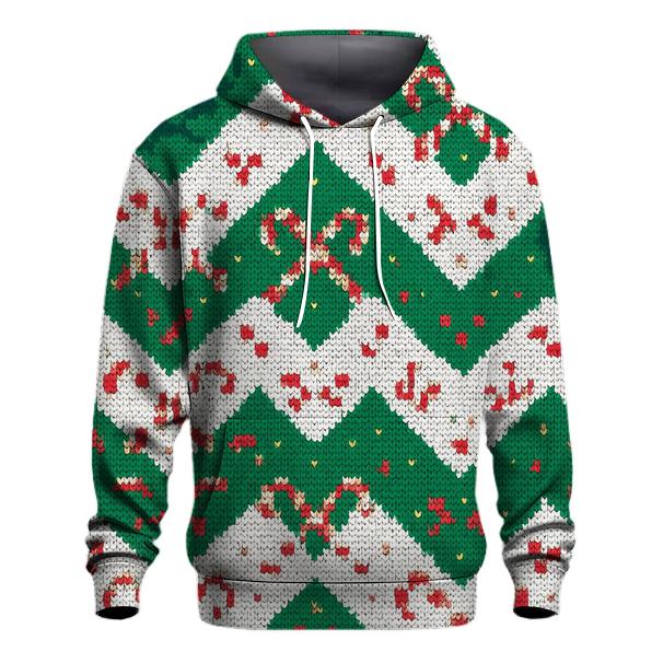 Candy Cane Antler Chevron Parade Design hoodie designs