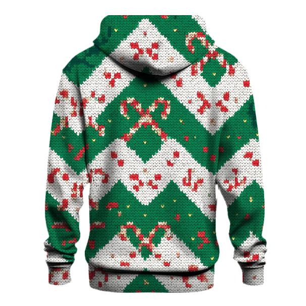 Candy Cane Antler Chevron Parade Design hoodie designs