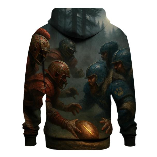 Forest Battle Bears Versus Braves heavyweight hoodies