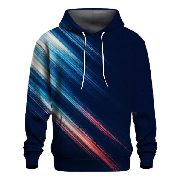 Meteor Shower Motion Blur Lines premium hoodies