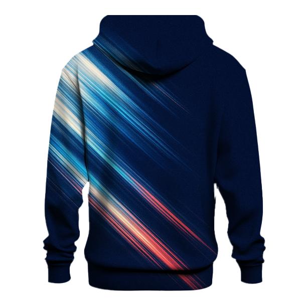 Meteor Shower Motion Blur Lines premium hoodies