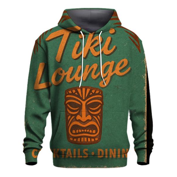 Tiki Bar Nightclub Matchbook Cover pullover hoodies