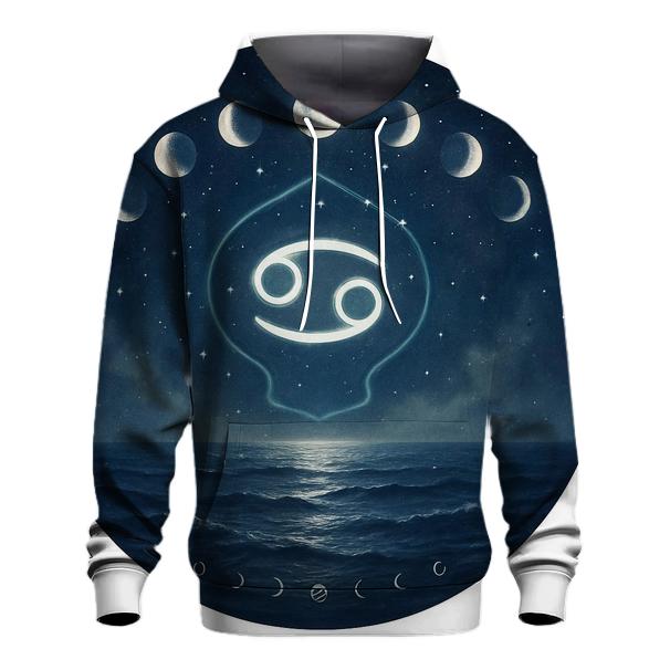 Cancer Lunar Tides Sanctuary zip-up hoodies