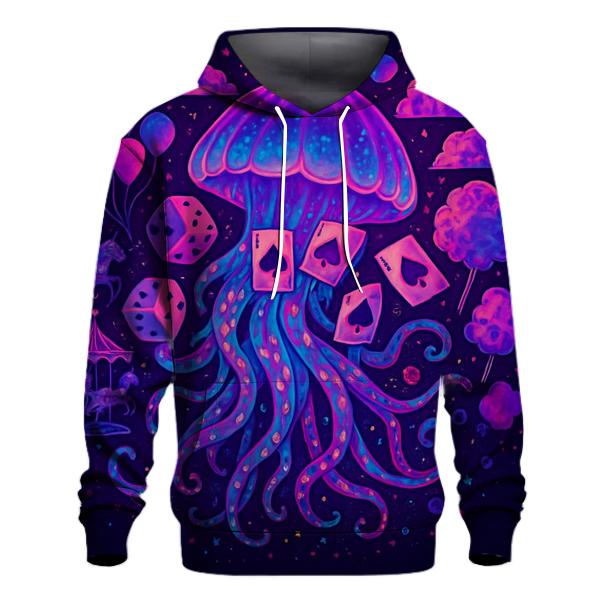 Dice Tossing Jellyfish Carnival custom hoodies