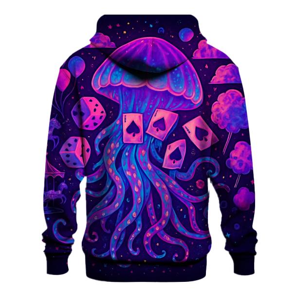 Dice Tossing Jellyfish Carnival custom hoodies