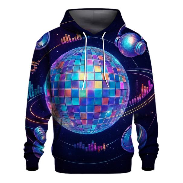 Holographic Disco Orbit hoodies fashion