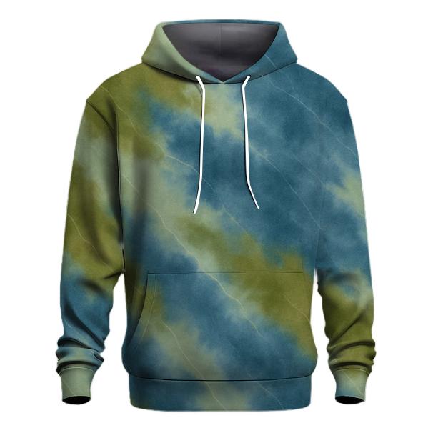 Olive And Indigo Diagonal Crumple hoodie designs