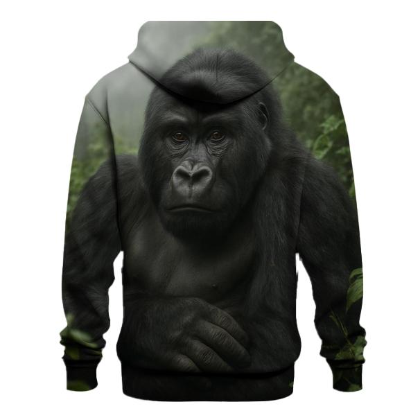 Mountain Gorilla In Misty Canopy custom hoodies