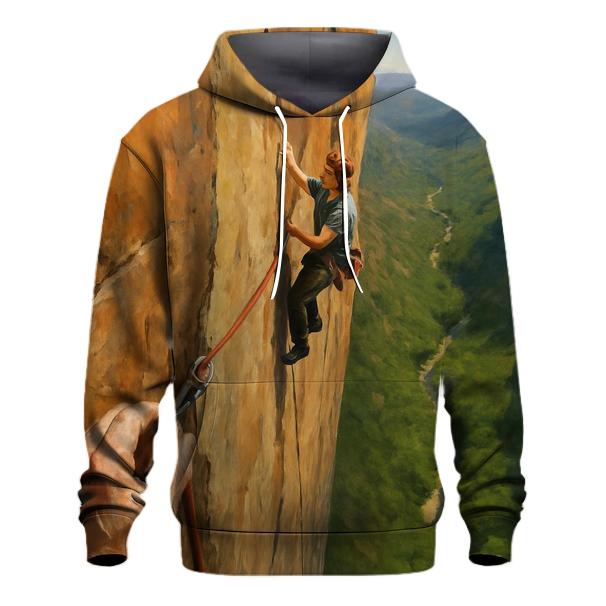 Cliffside Rock Climbing Ascent hoodie designs