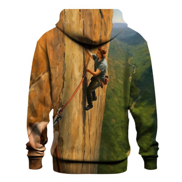 Cliffside Rock Climbing Ascent hoodie designs