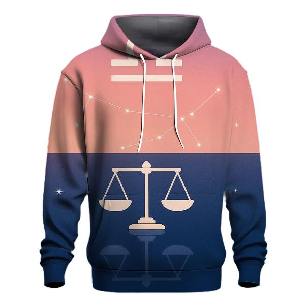 Libra Equinox Mirror Sky graphic hoodies