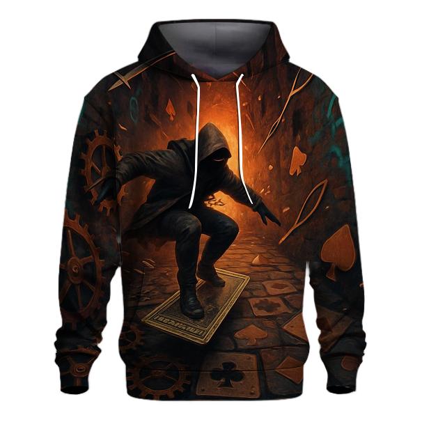 Shuffle Of The Clockwork Alley embroidered hoodies