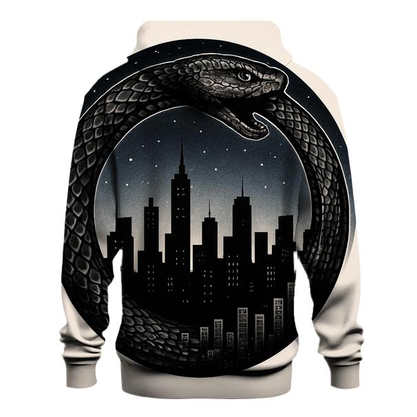 City Skyline Ouroboros pullover hoodies