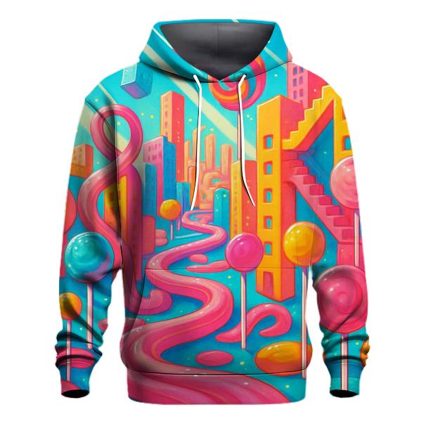 Bubblegum Labyrinth Skyline hoodie trends