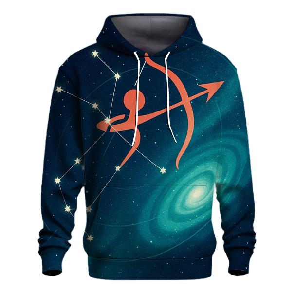 Sagittarius Galactic Archer Trajectory hoodie styles