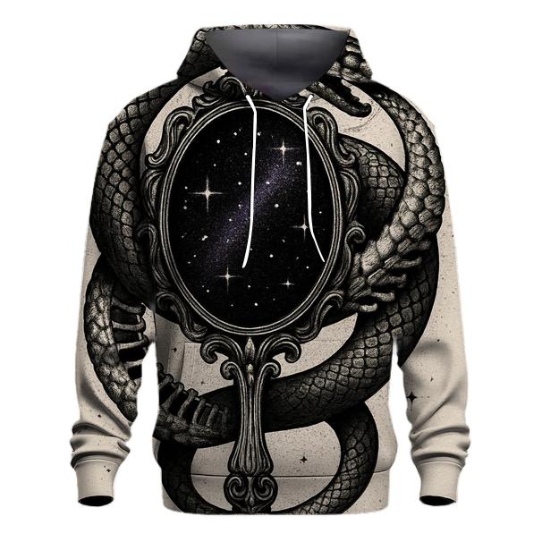 Astral Mirror Ouroboros pullover hoodies