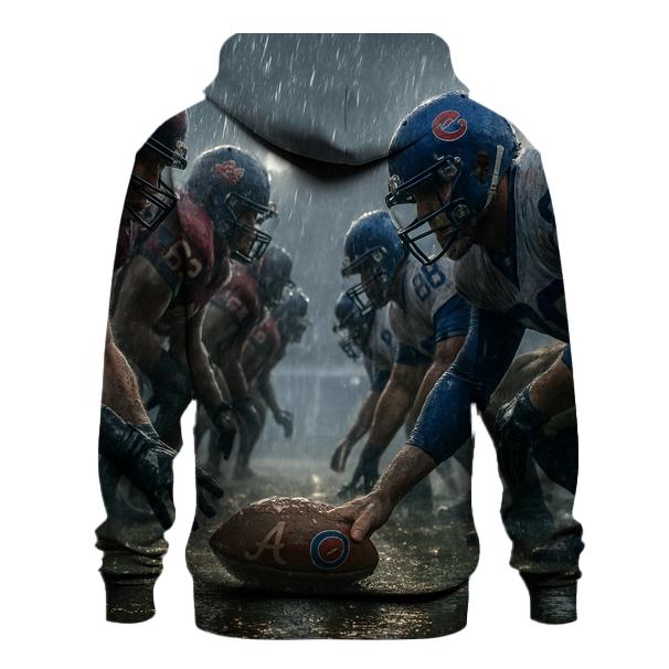 Rain Slicked Rivalry Overtime printed hoodies