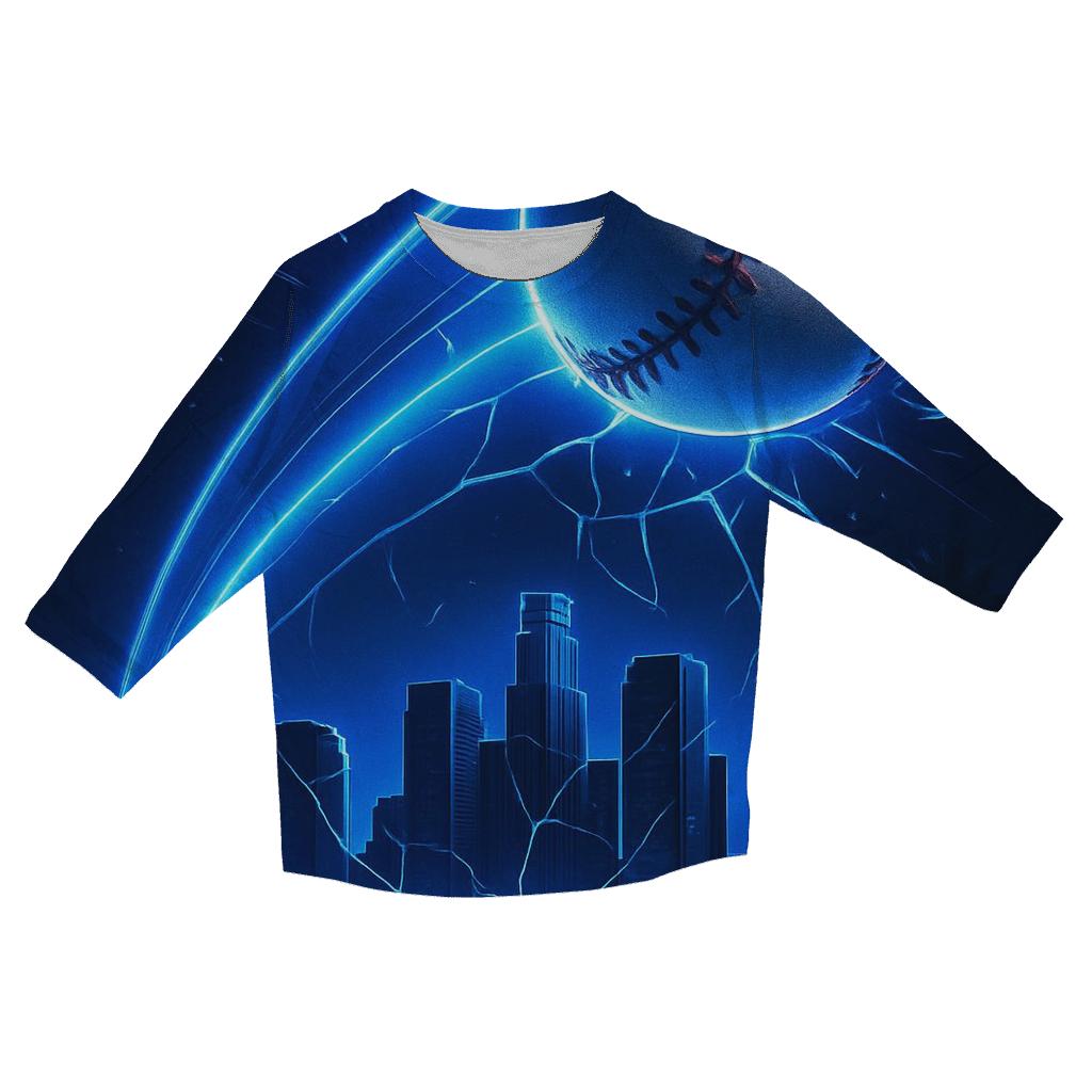Skyline Shatter Home Run Arc cotton quarter sleeve shirts