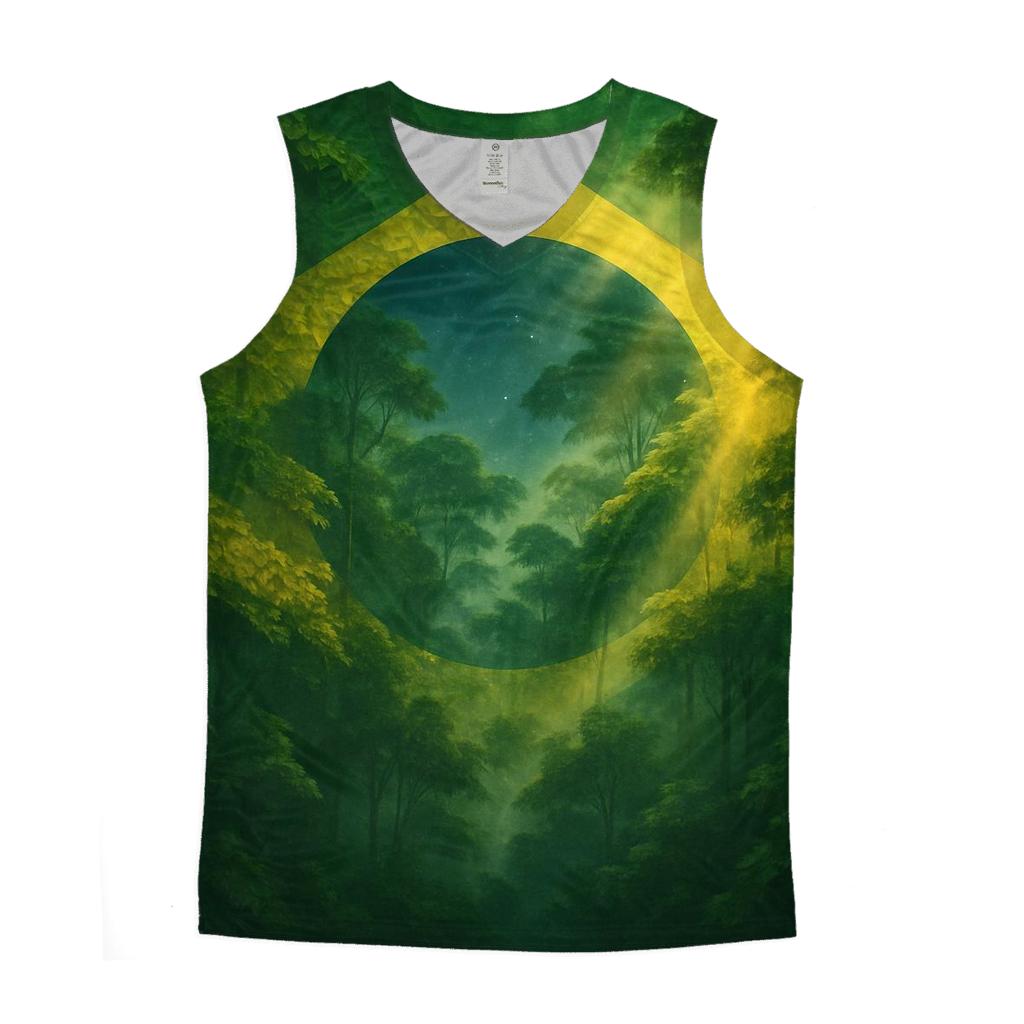 Brazilian_Rainforest_Dreamflag personalized athletic tanks