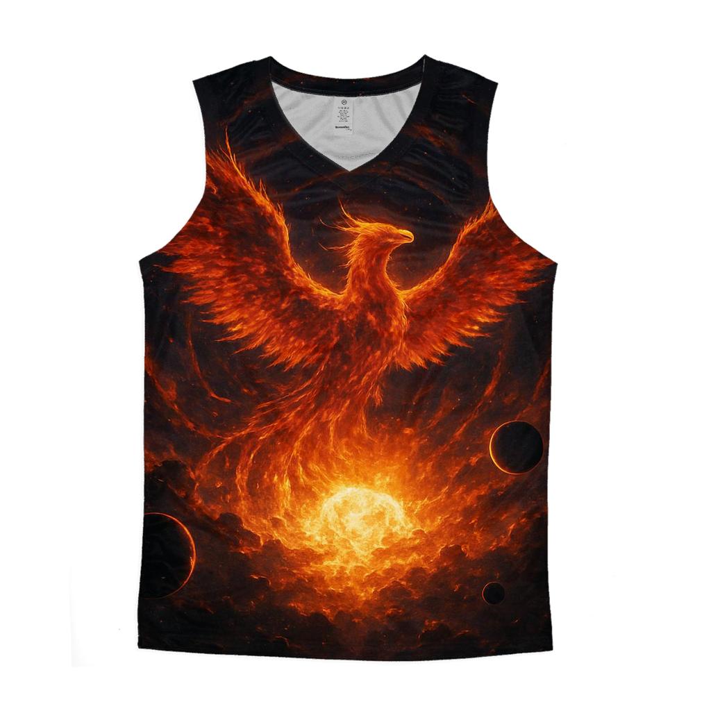 Galactic Phoenix From A Dying Star casual summer tank tops