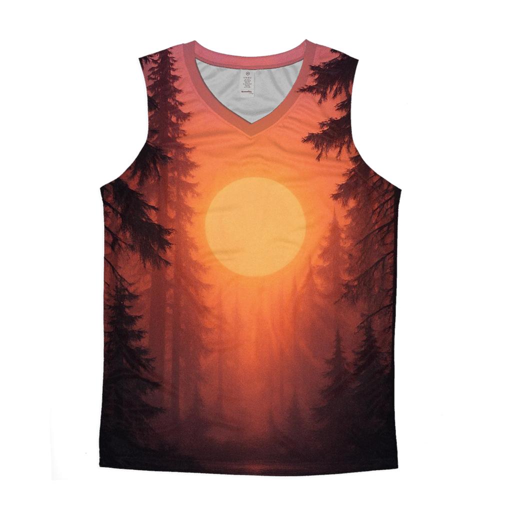 Forest Halo At Sundown stylish racerback tanks