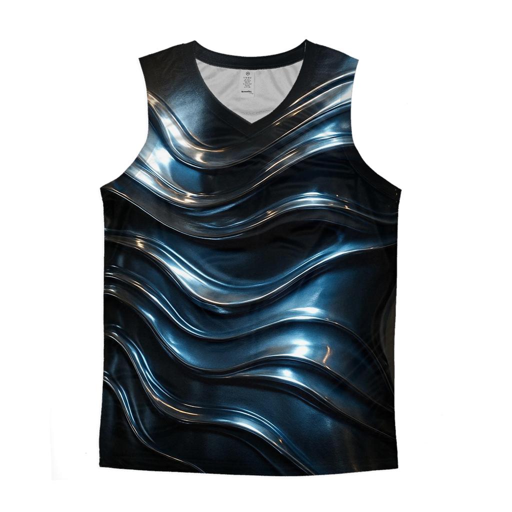 Chrome Wave Flux casual summer tank tops