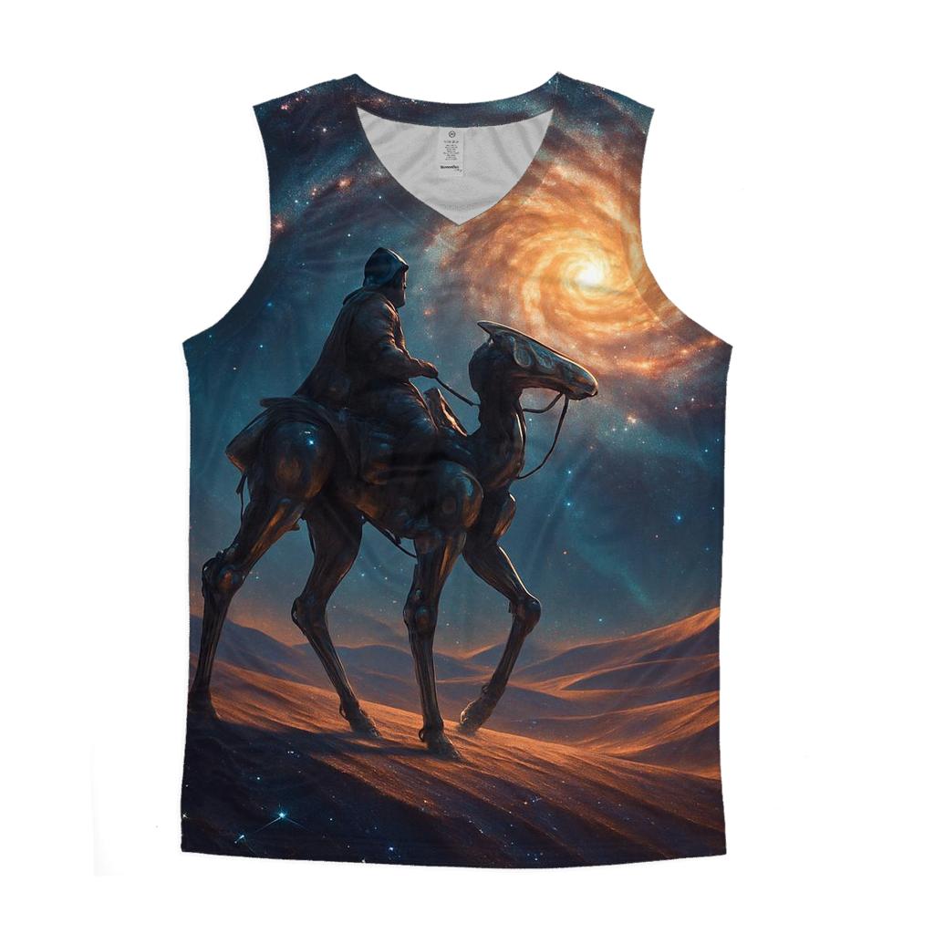 Starlit Nomad Crossing The Orion Dunes custom tank tops